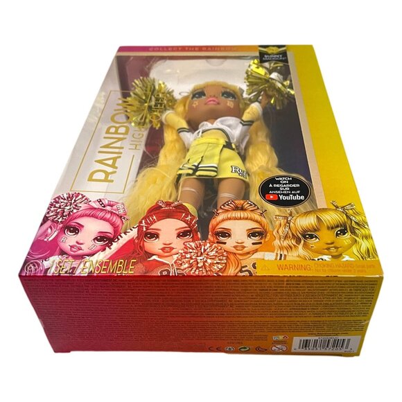 Rainbow High Sunny Madison Cheerleader Yellow Fashion Doll 10 in MGA New 2020 - Picture 2 of 6